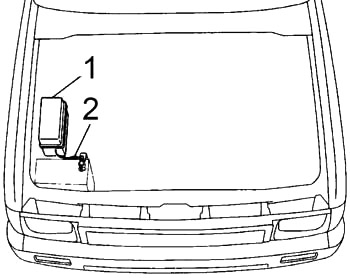 Camioneta Toyota (1989-1997) - caja de fusibles y relés