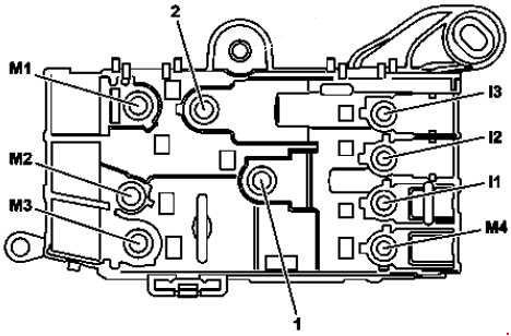Mercedes-Benz Clase S A217/C217/W222 (2014-2019) – caja de fusibles