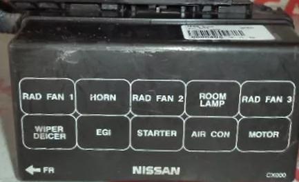 Nissan Serena C23 C24 C25 - caja de fusibles y relés