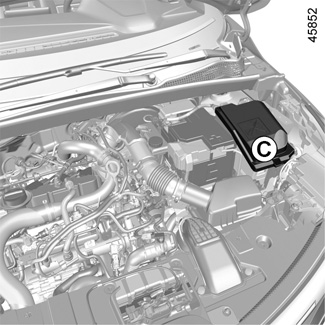 Renault Captur II (2019-2022) – caja de fusibles y relés